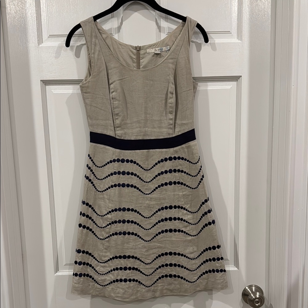 Boden Linen Fit and Flare Dress